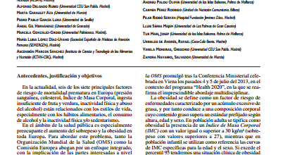 DOCUMENTO DE CONSENSO Y CONCLUSIONES Obesidad y DOCUMENTO DE CONSENSO Y CONCLUSIONES Obesidad y