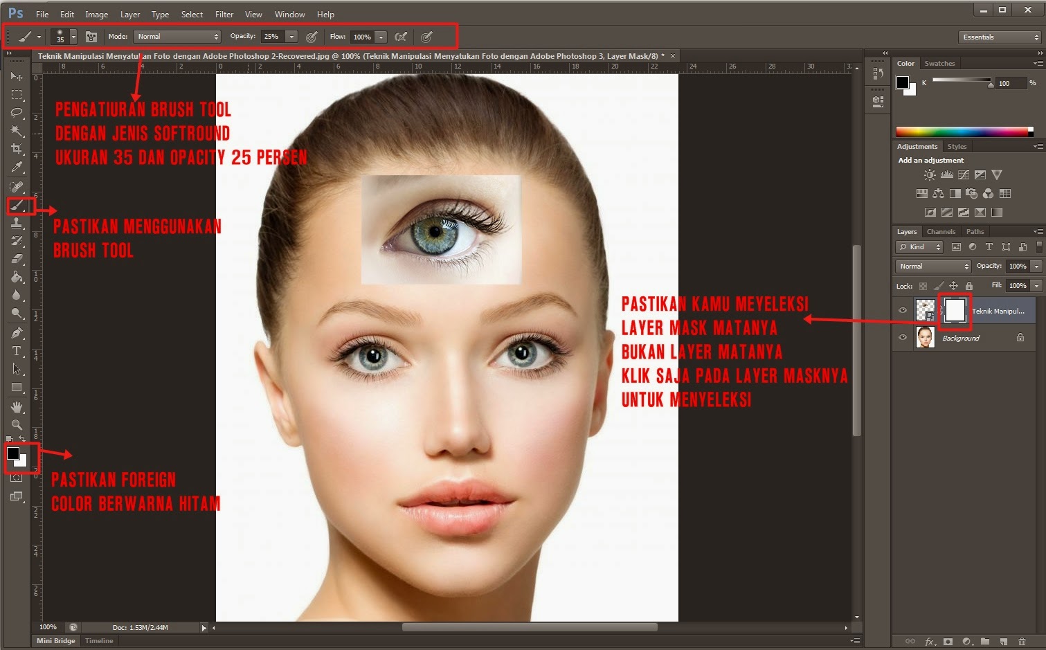 Teknik Manipulasi Menyatukan Foto dengan Adobe Photoshop - Photoshopop Teknik Manipulasi Menyatukan Foto dengan Adobe Photoshop - Photoshopop