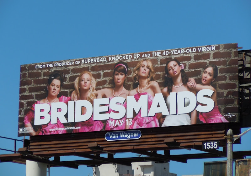Bridesmaids movie billboard