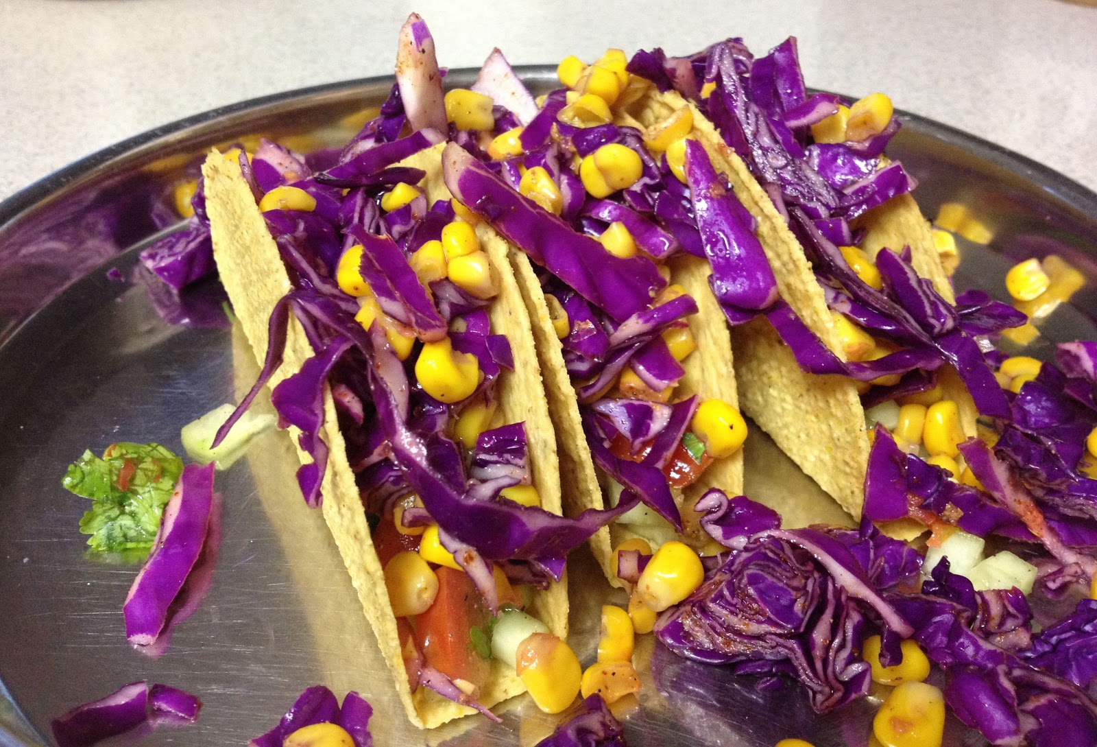 Recipes from the World Red Cabbage Taco