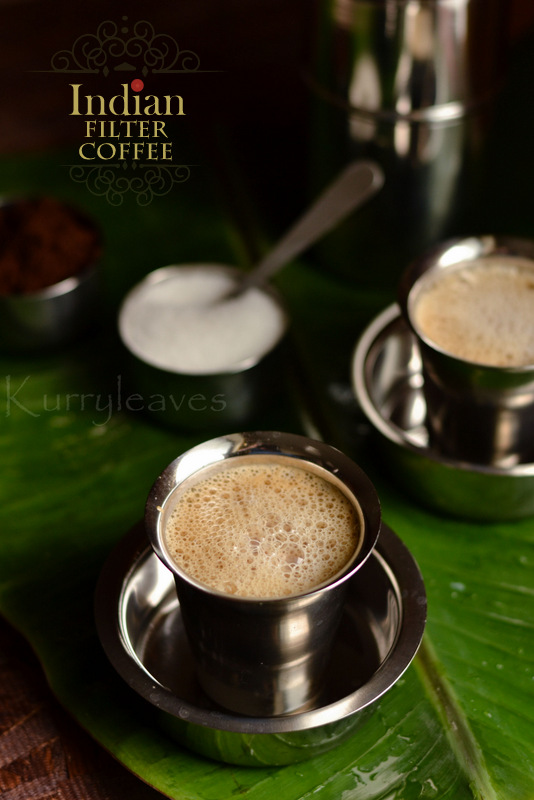 Indian Filter Coffee Step by step recipe kurryleaves