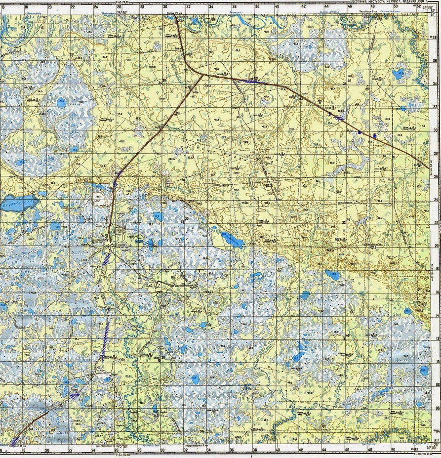 карта самотлорского месторождения нижневартовск скачать