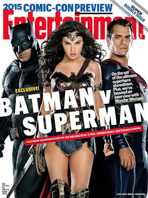 EW Cover featuring Batman, Superman and Wonder Woman