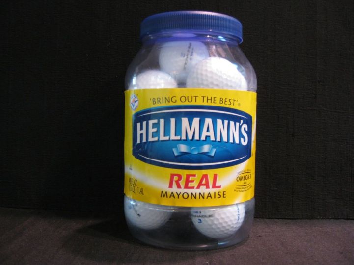 Golf Balls In Mayonnaise Jar Story at Matthew Benson blog
