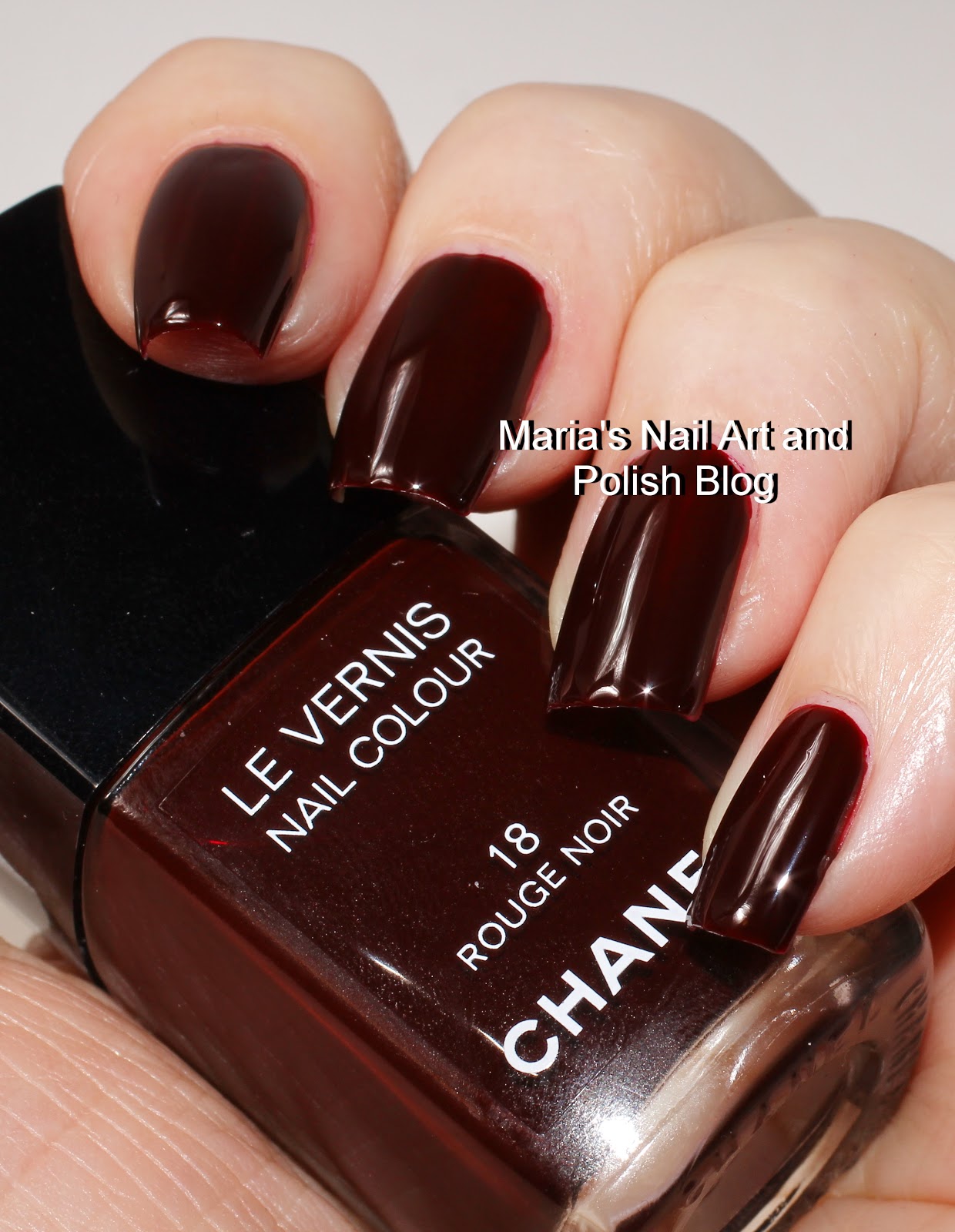 Chanel in #18 Rouge Noir, #18 Vamp, #757 Rose Fusion, and Le Top Coat Lamé  Rouge Noir Swatches + Comparisons