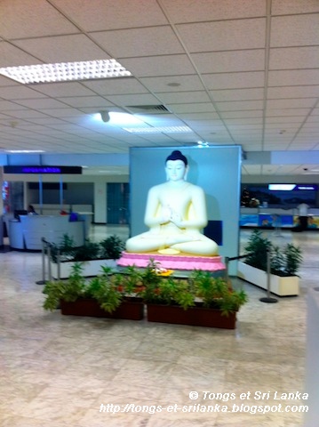 Aeroport de Colombo au Sri Lanka