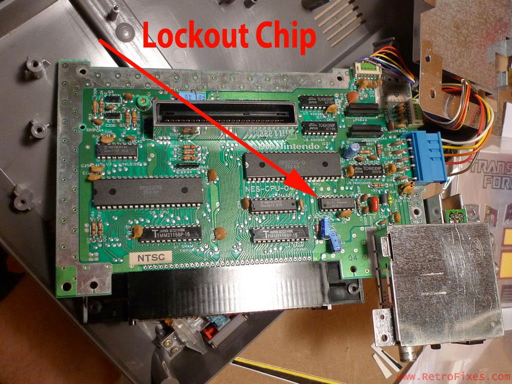 Make a Region Free NES / LockOut Chip Mods RetroFixes