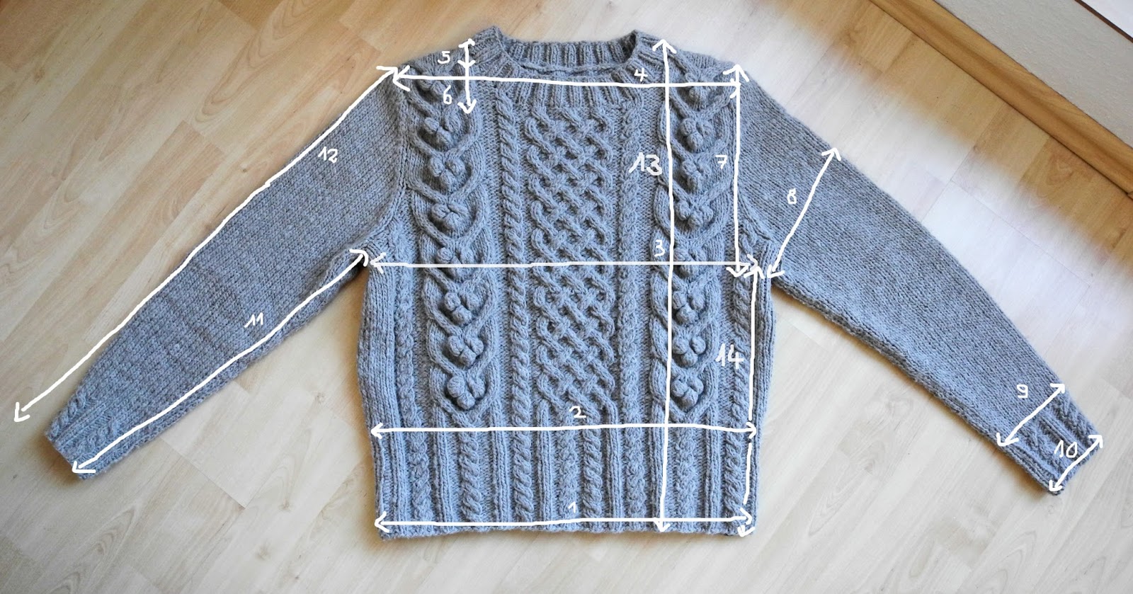 Fadengold "Land Girls" Moving Cable Sweater ist fertig