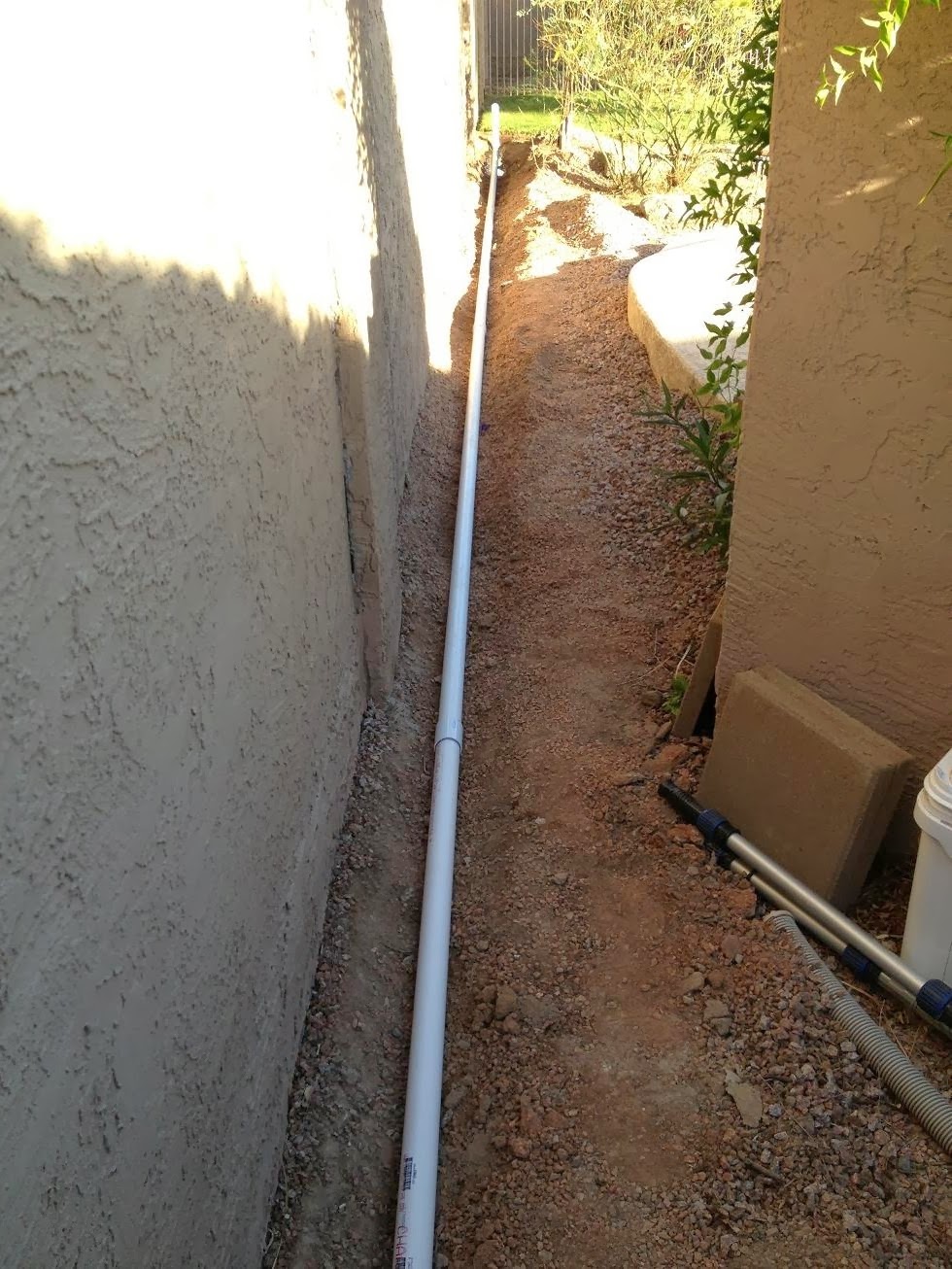 Hesselblogger Pool Filter Backwash Line