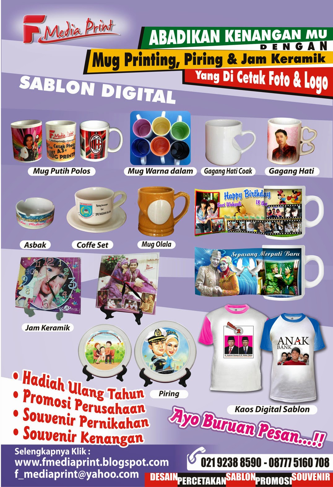 f_mediaprint Souvenir Digital Printing