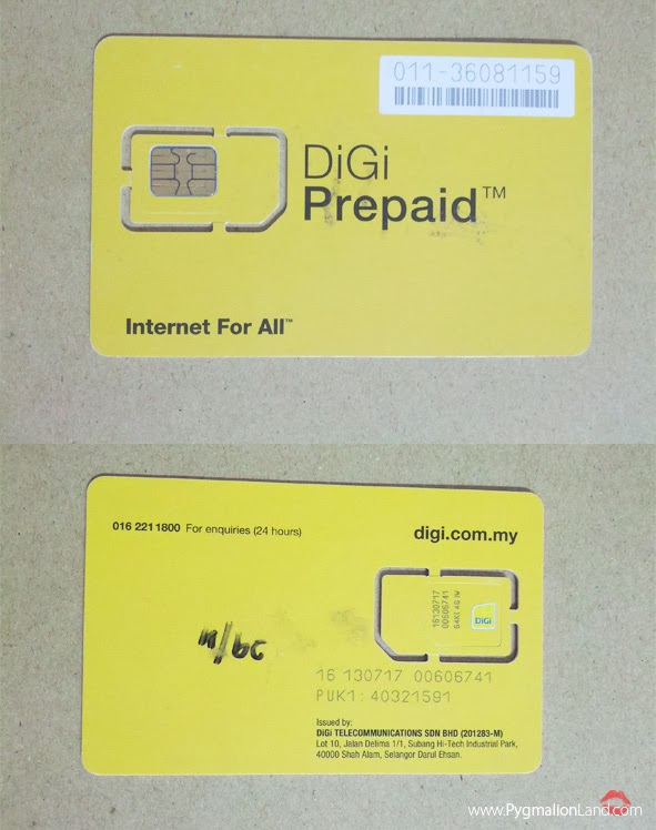 Online dengan DiGi Operator Lokal Malaysia Digi+malaysia