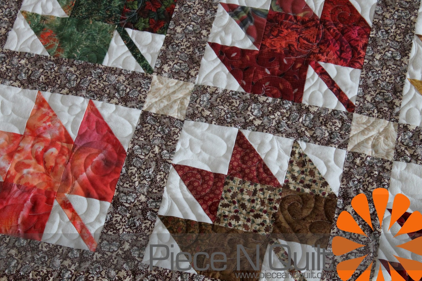 Piece N Quilt: Maple Leaf Quilt