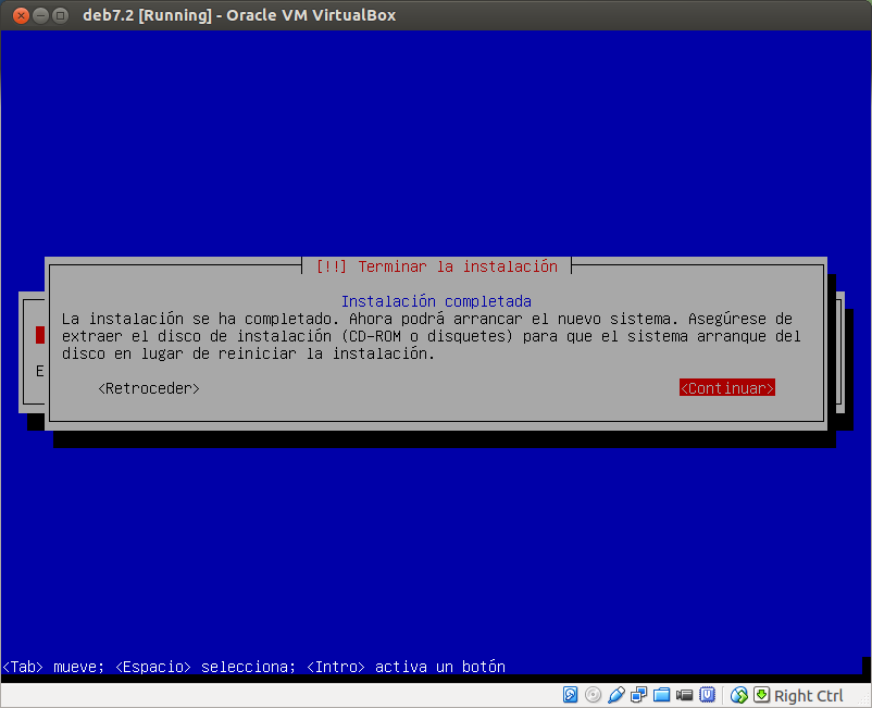 DriveMeca instalando Debian Wheezy 7.2