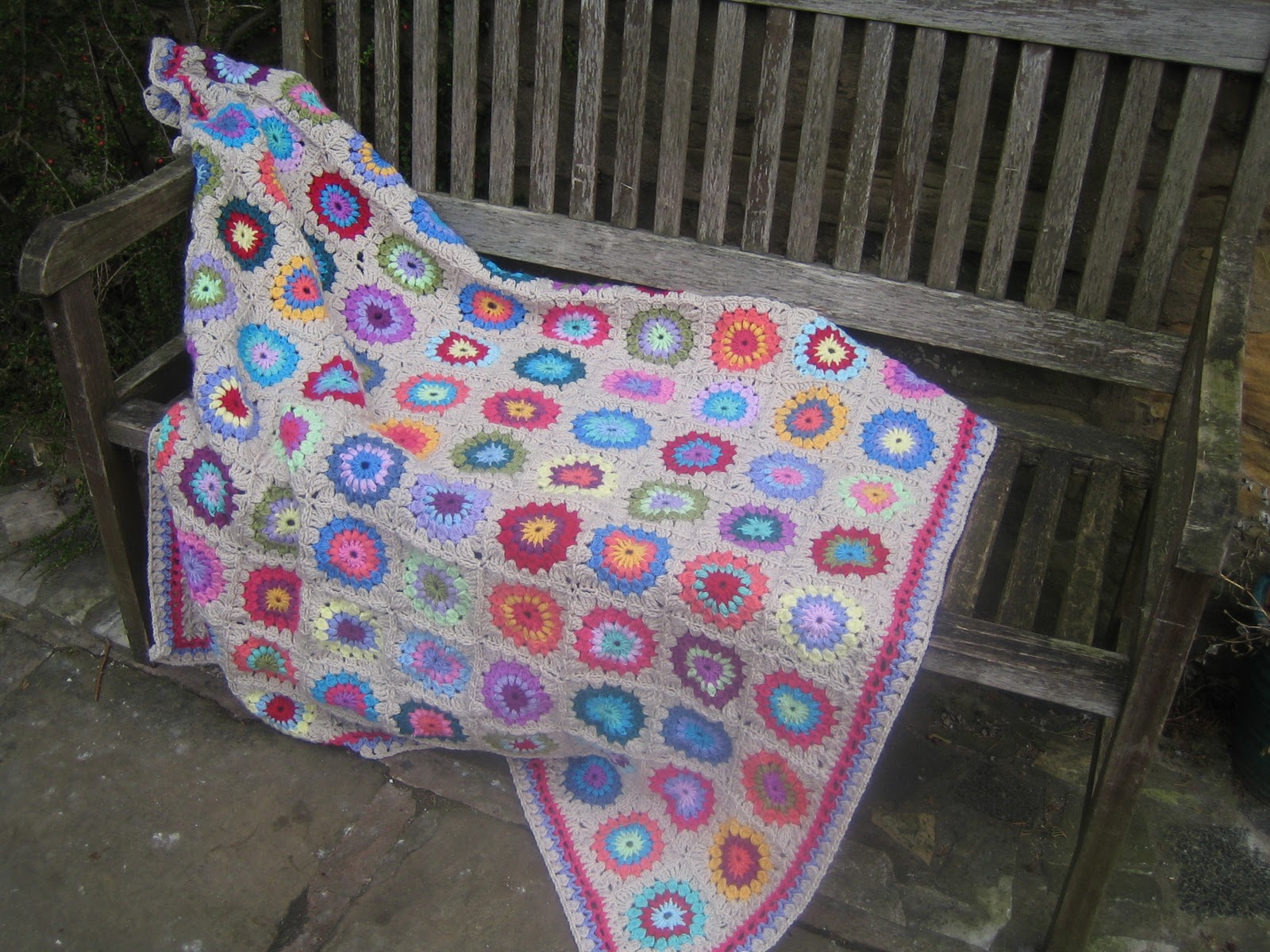 Apples and Pears Jewel blanket finished!!