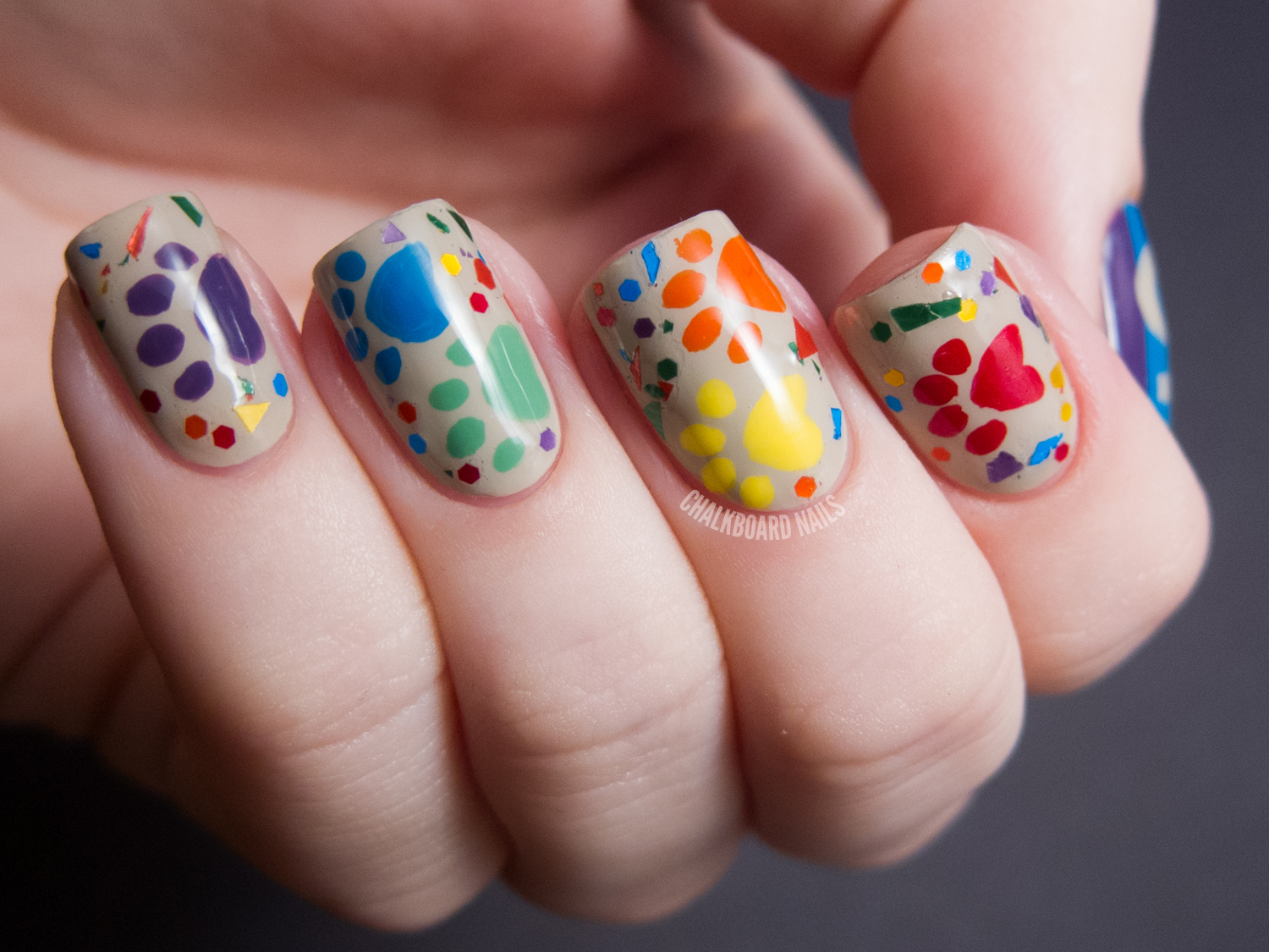 Chowder's 5th Birthday! | Chalkboard Nails | Nail Art Blog Chowder's 5th Birthday! | Chalkboard Nails | Nail Art Blog