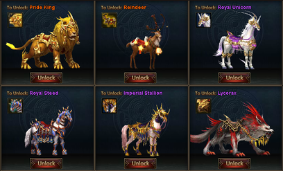 League of Angels Mounts