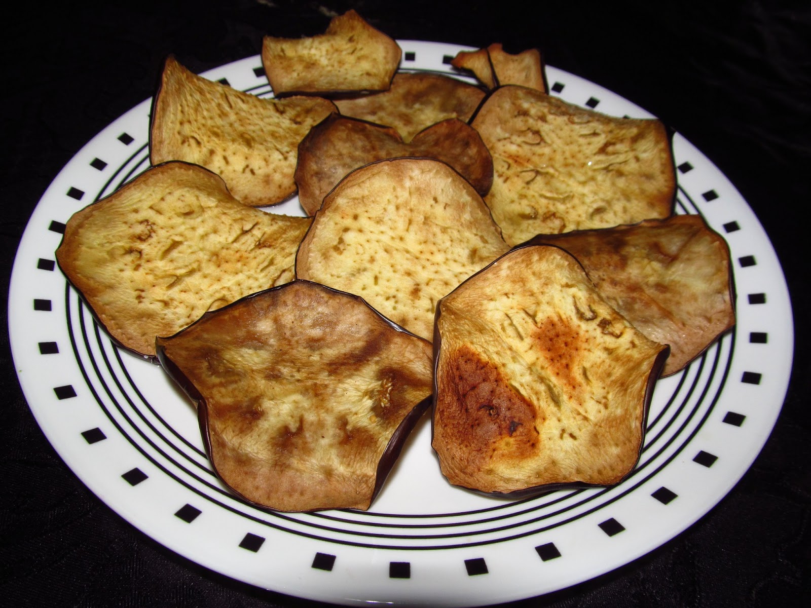 Paleo Eats and Treats! Baked Eggplant Chips