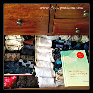 sock drawer, tidy, organizning