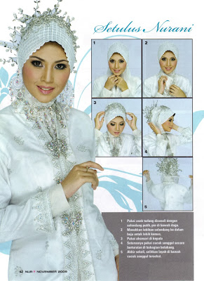 post 43 cara pemakaian tudung pengantin non cinderella story