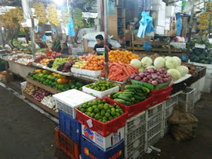 A view of Male' City vegetable market.