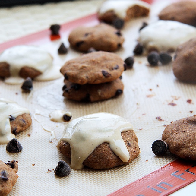 Mix it Up Peanut Butter Glazed Cookies