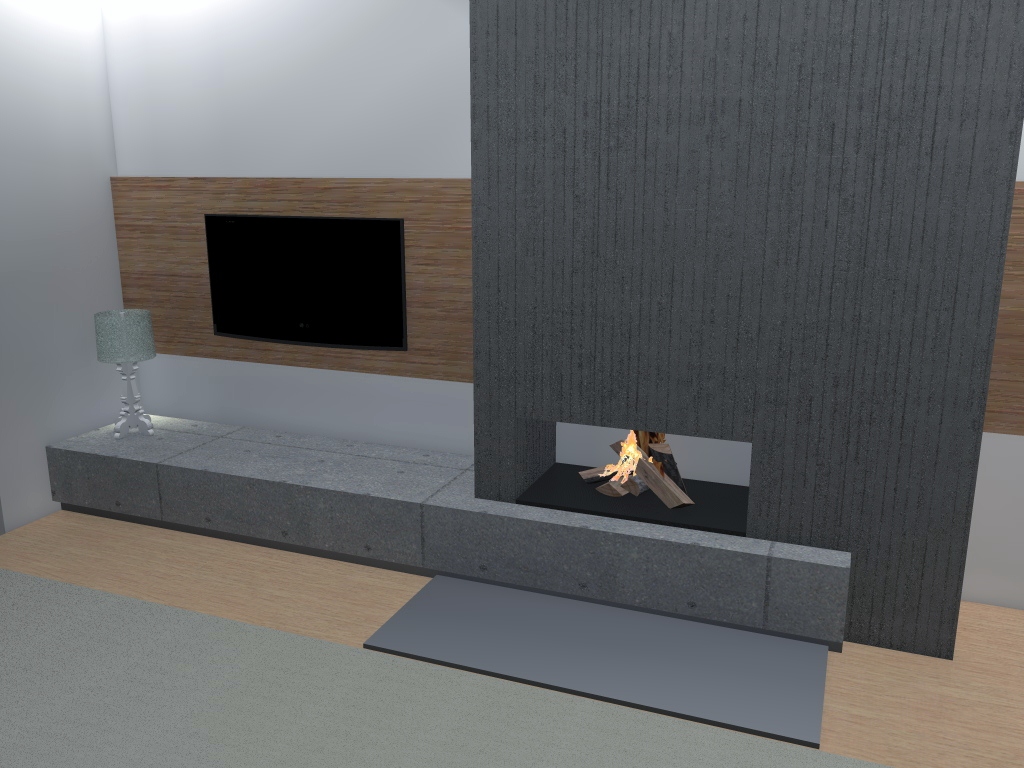 Arnoud herberts interieurarchitect: ontwerp openhaard met ...