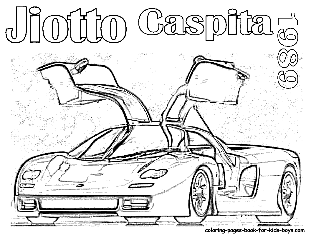 Sports Car Coloring Pages To Print (13 Image) – Colorings.net