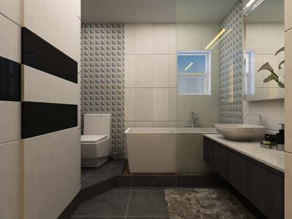 Thiết kế nội thất phòng tắm căn hộ 2106S2 - Sai Gon Pearl