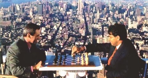 Magnus carlsen vs Kasparov 2004 