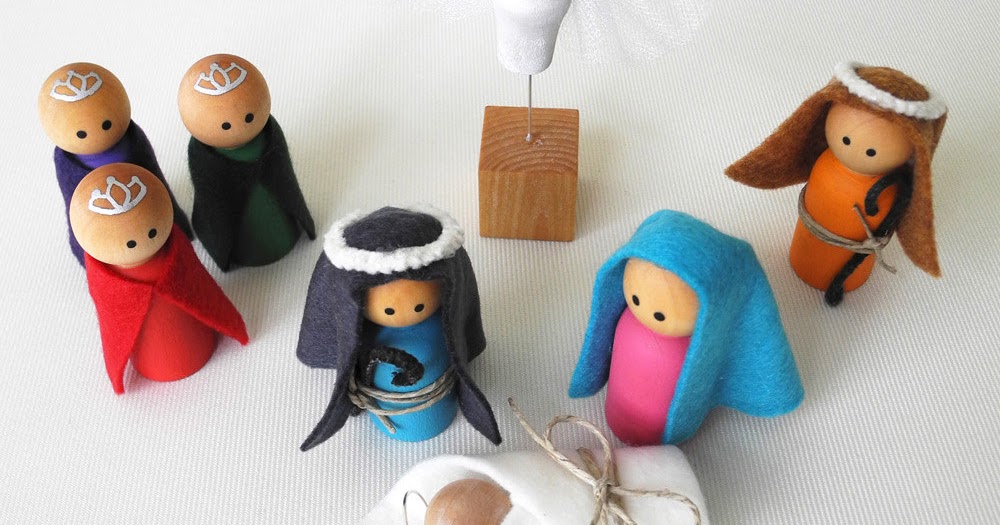 Petite EcoFriendly Nativity Scene For Children