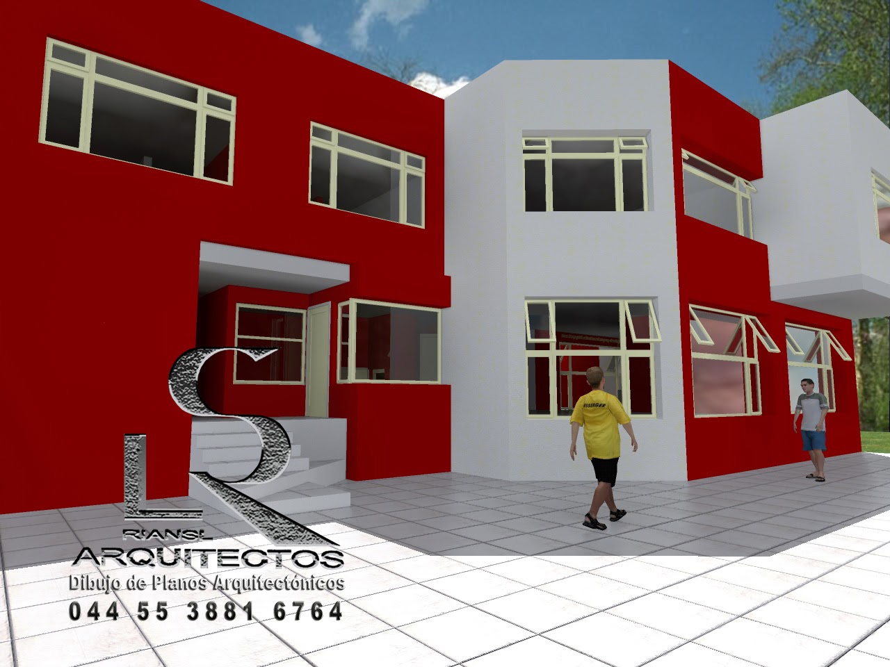Diseños Arquitectónicos 3d de Casa Habitación,Maqueta virtual  Casa Habitación