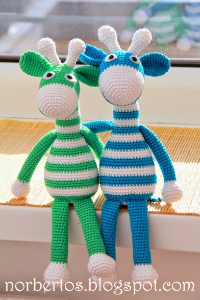 Crochet striped giraffe Crochet striped giraffe