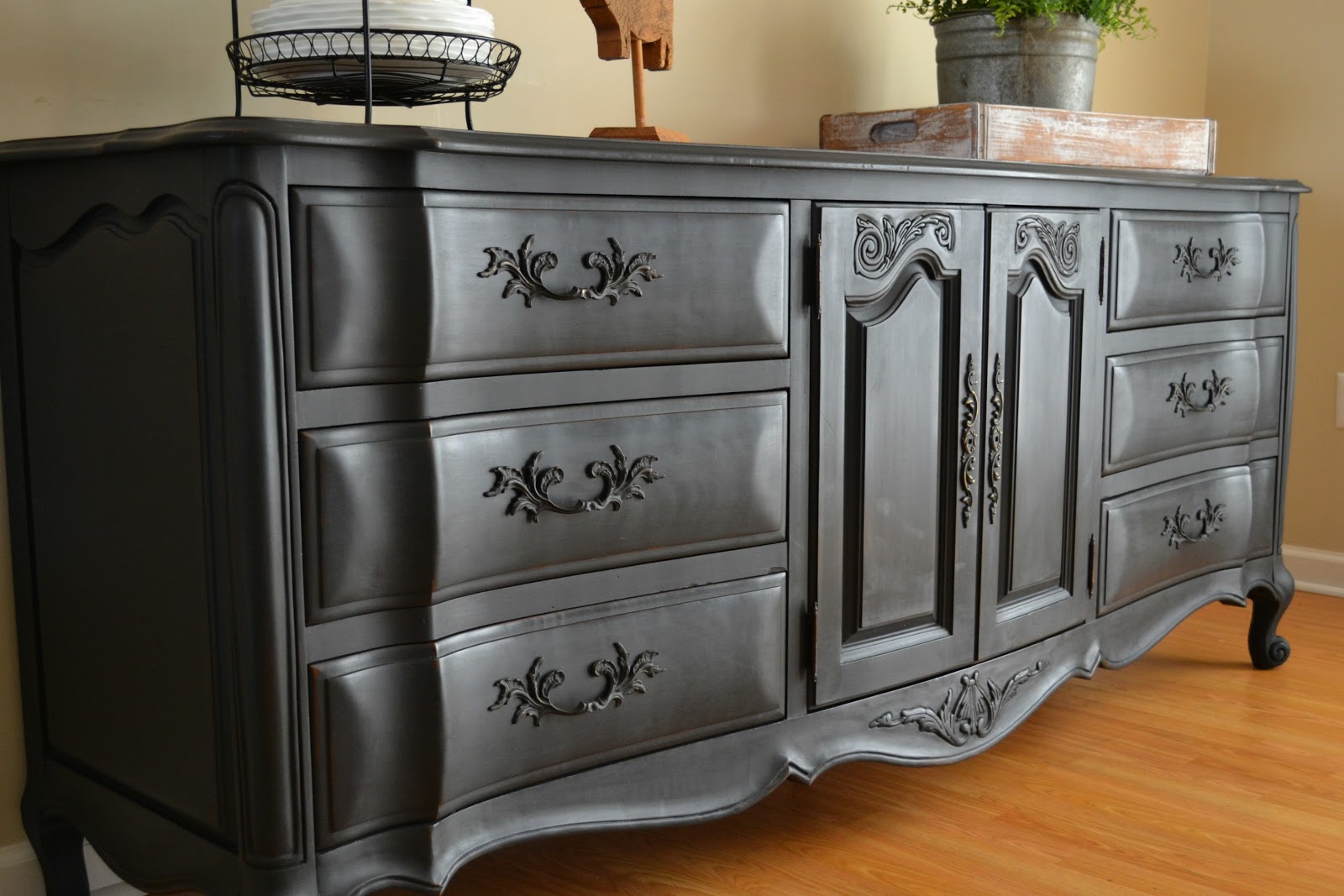 Funky Junk Black Buffet Dresser