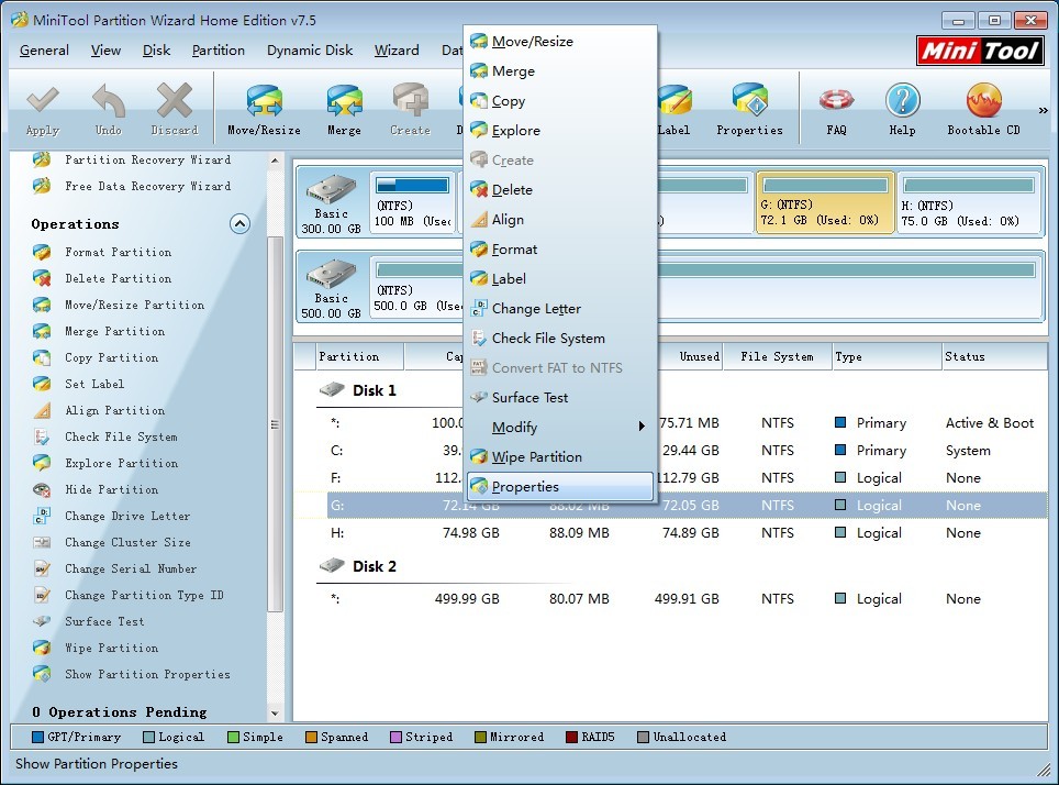 Windows disk management Title Partition Magic 9 is fake and another