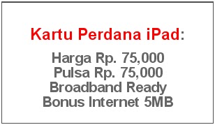 Cara Pakai Telkomsel Flash Ipad