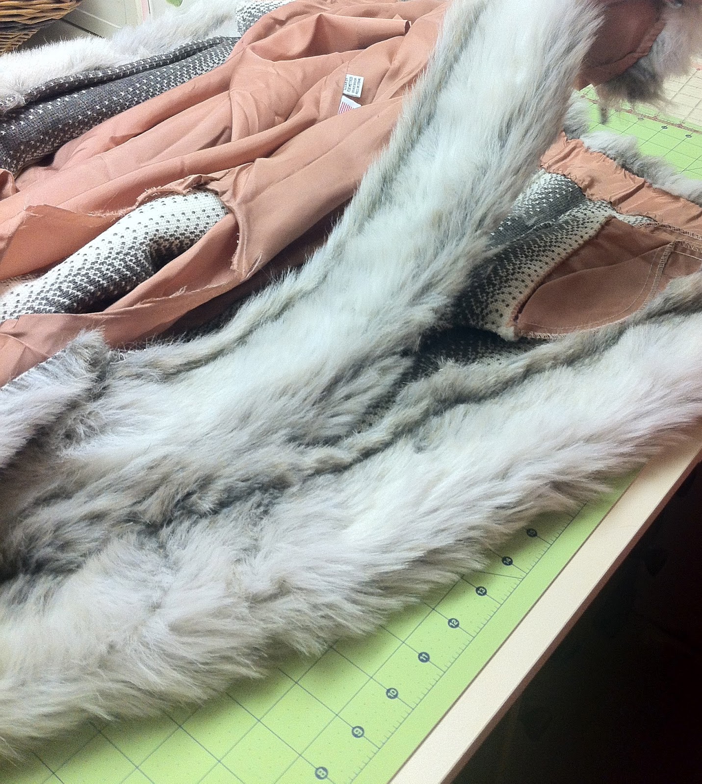 expressive style DIY Fur Coat into a Vest