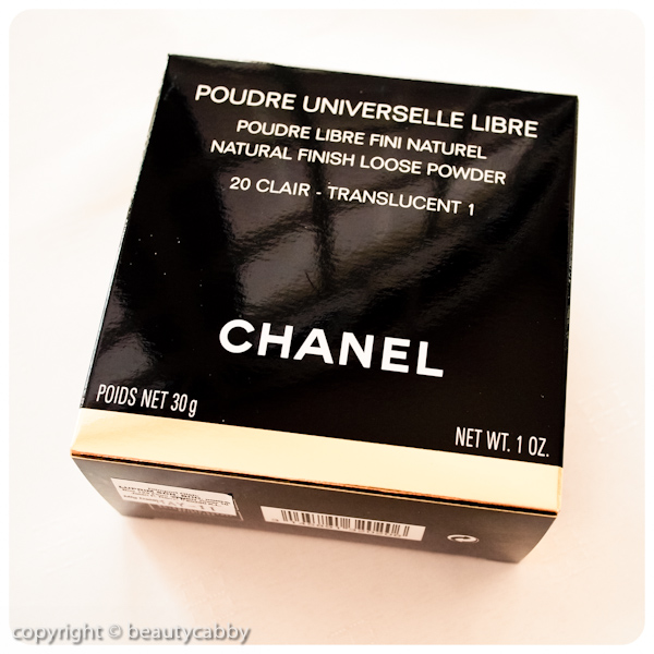 beauty cabby: Chanel Poudre Universelle Libre Natural Finish Loose Powder  in Clair