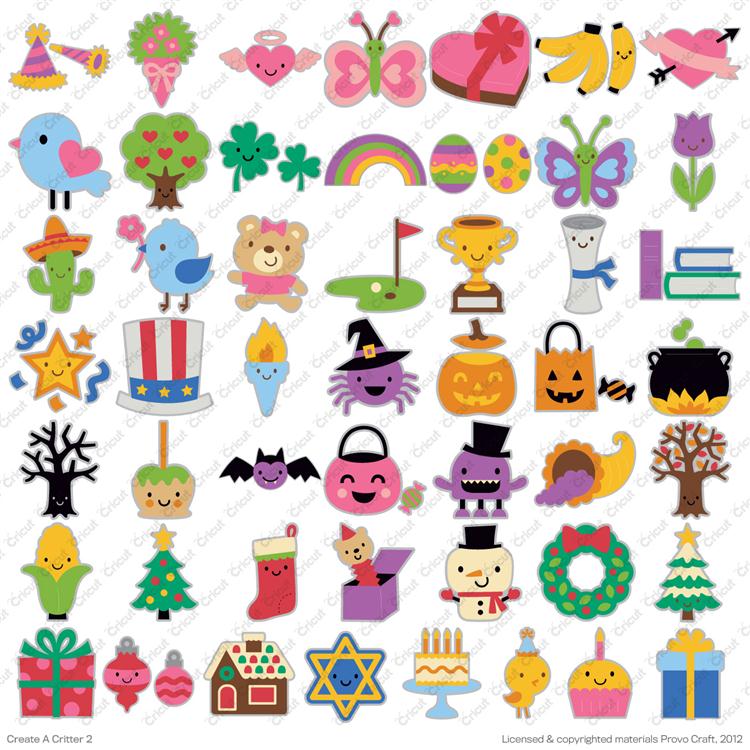 SweetSassyDiva Create a Critter 2 Cricut Cartridge