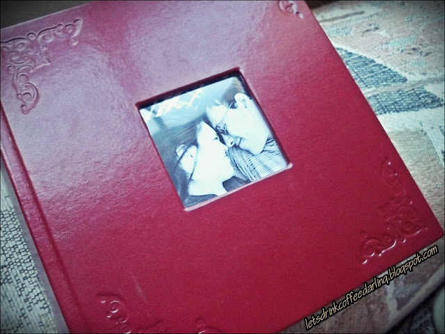 "The 150 Days Away Photo Book" - a photo album with 150 days worth of letters and pictures made for boyfriend while studying abroad.