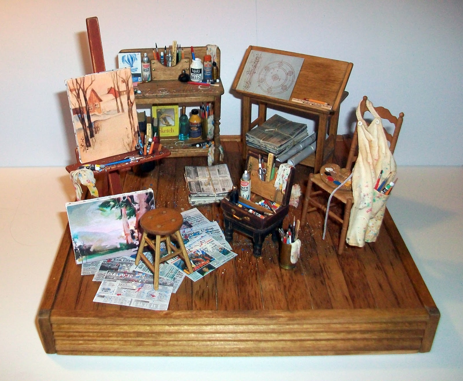 miniature art on Pinterest Miniatures, Art Supplies and Art Studios