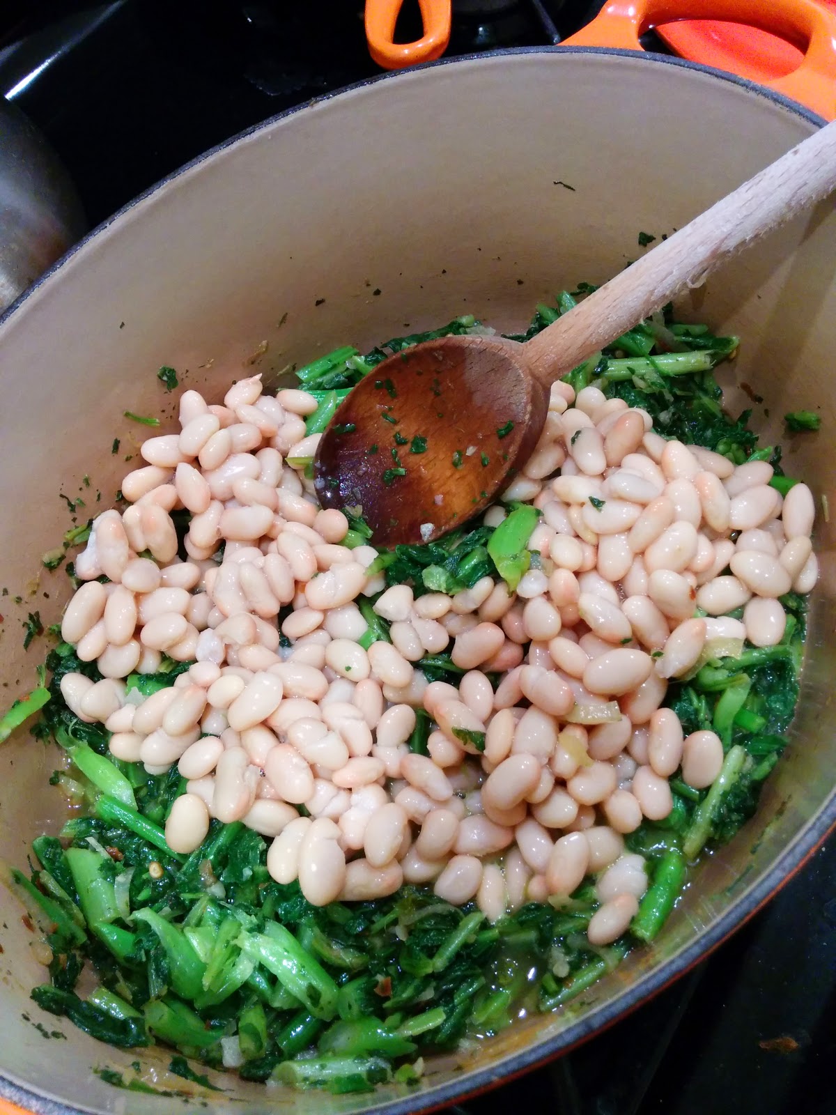 Becky Loves Cooking Rice, Beans, and Greens (Italianstyle!)