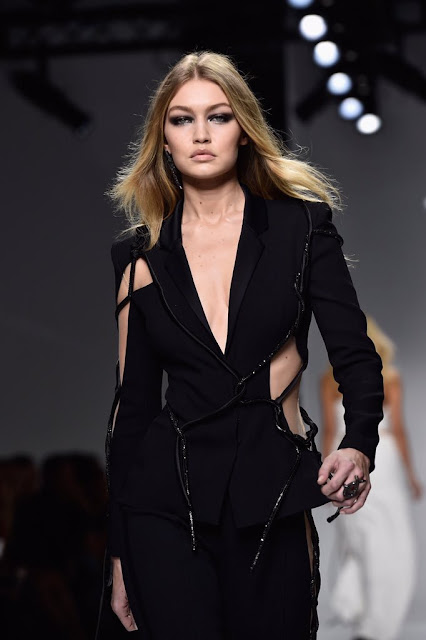 Gigi Hadid From Atelier Versace's Haute Couture Spring 2016 Show