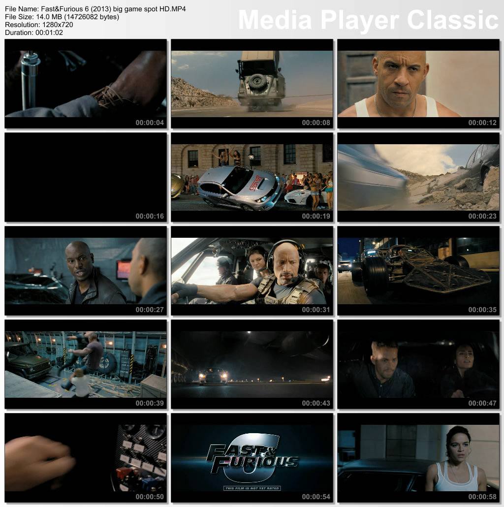 Fast And Furious 6 2013 Movie [HD] Rar