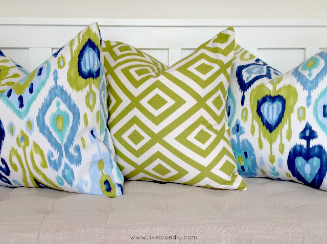 How To Make a Pillow With Glue - a really easy no-sew pillow tutorial