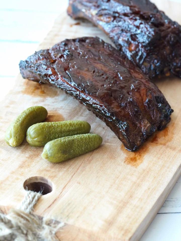 Slow roast pork ribs by Cassandra Chee