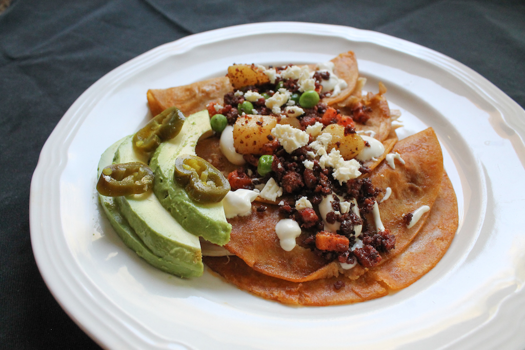 Food Lust People Love Enchiladas Callejeras with Chicken and Mexican