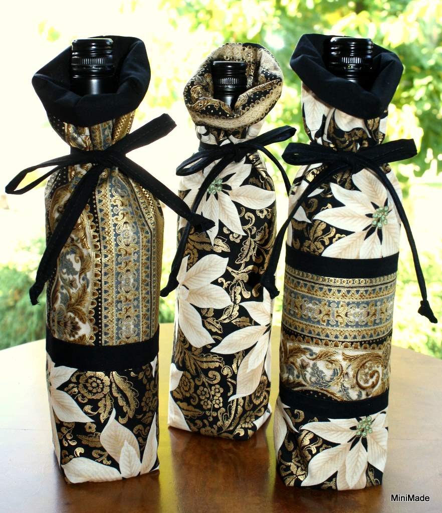 Miriam's Sewing Studio Wine Bottle Bags