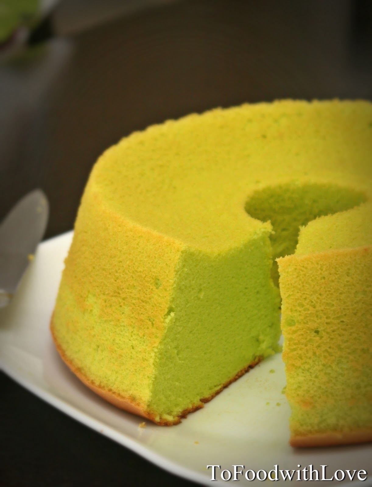 To Food with Love Durian Chiffon Cake