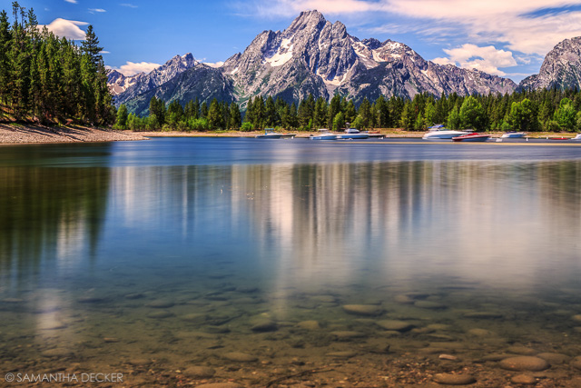 Jackson Lake at Colter Bay Marina