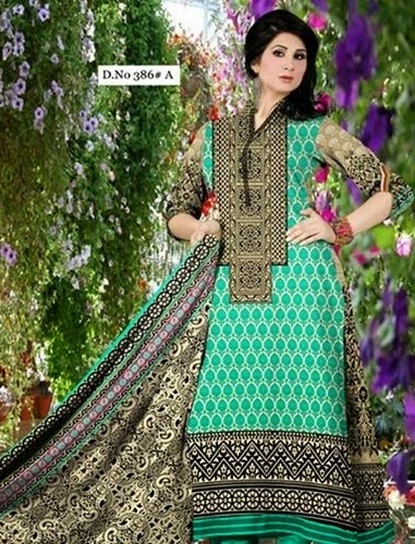 Ajwa Designer Lawn 2014